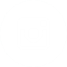 Instagram logo baltas